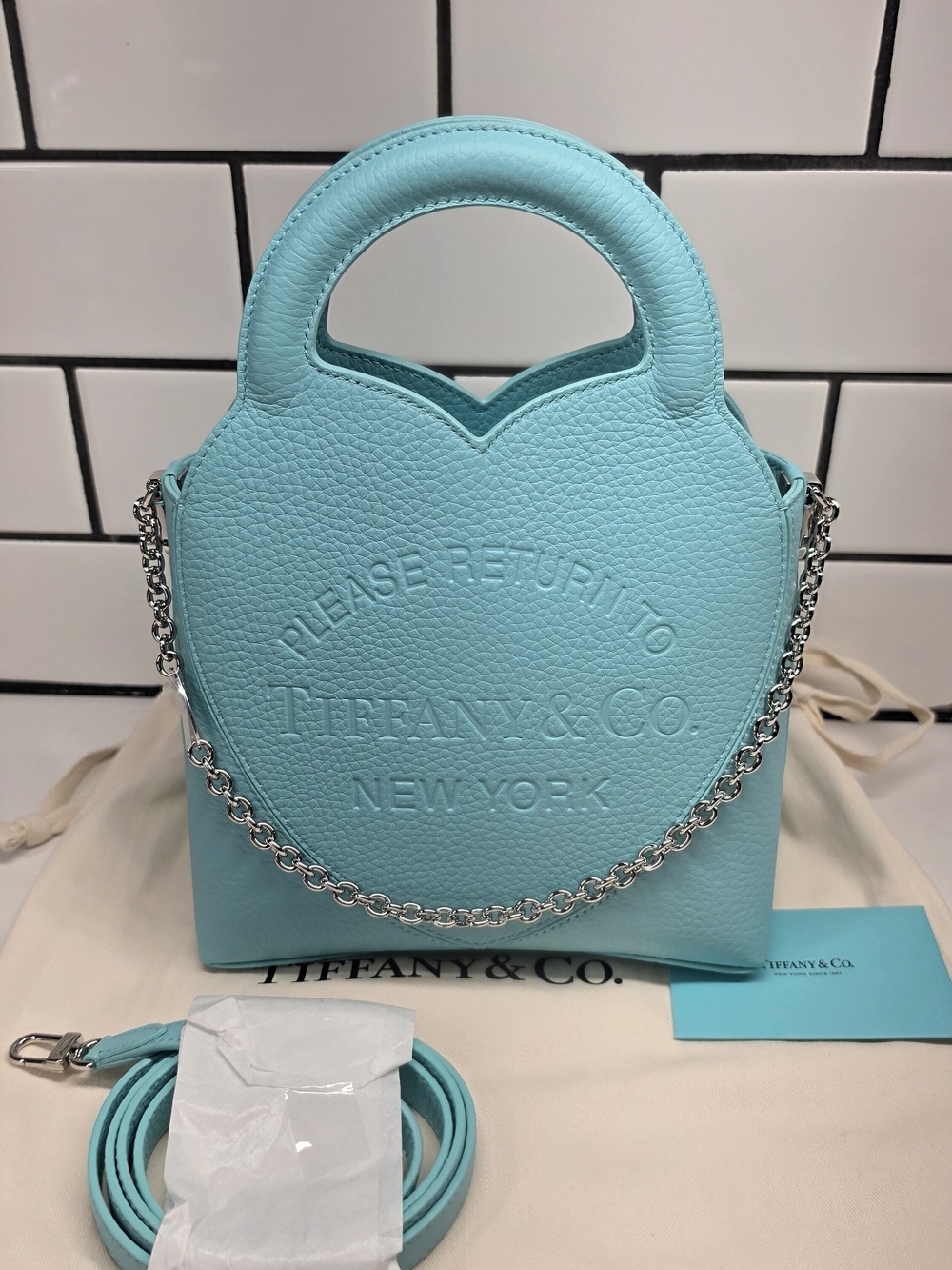 TIFFANY & Co. Return To Tiffany Mini Tote Bag - Picture 3 of 11
